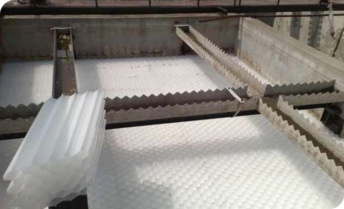 Terreno TUBE SETTLER bianco